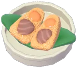 Pillow-Shaped Egg Yolk & Pork Zongzi