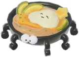 Ghost Cheesy Pumpkin Noodles