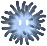 Gray Bouncy Dust Insect