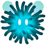 Blue Floating Dust Bug