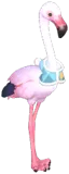 겨울 옷 큰홍학