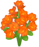 주황색 개나리